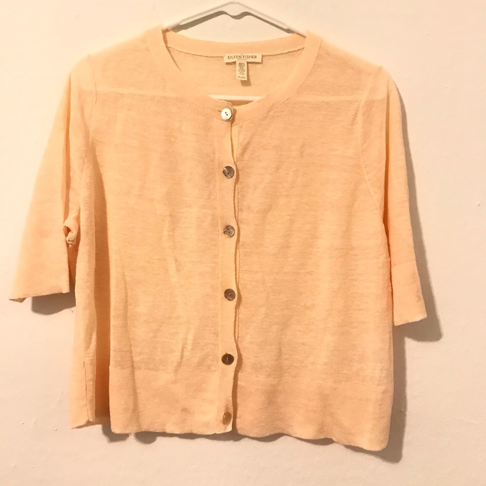 Eileen Fisher Lin cropped cardigan